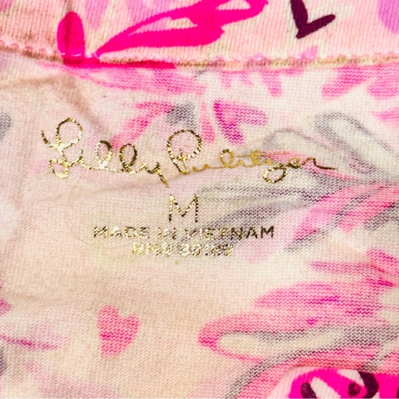 Lilly Pulitzer dress Tosha Wild About You Pink Blossom dress mini dress Size M - Picture 5 of 10